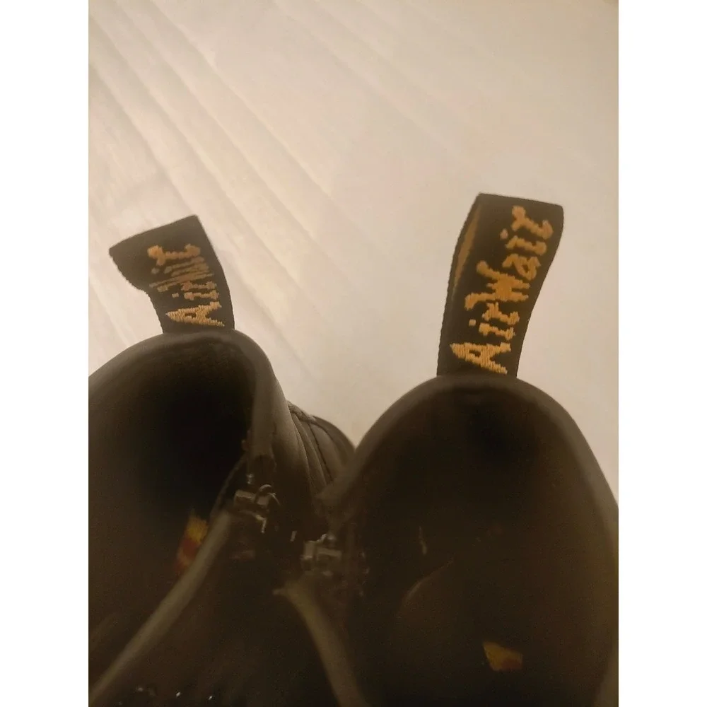 Dr. Martens 1460 J Black Leather Lace Up Ankle Boots US 3 UK 2 EU 34